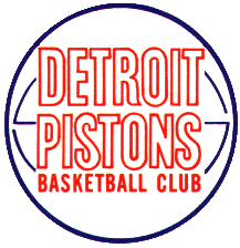 Detroit Pistons 1971-1974 Primary Logo custom vinyl decal